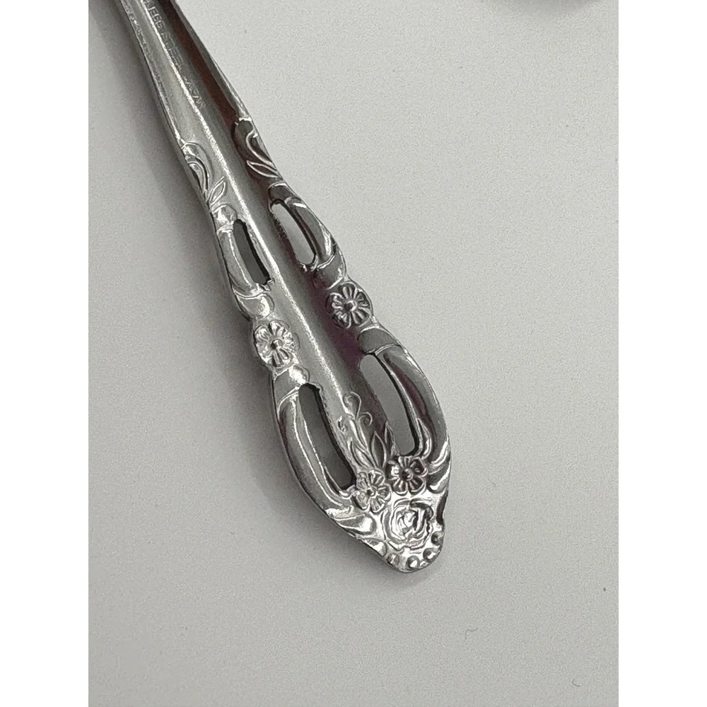 Vintage Oneida Stainless Flatware Brahms Pattern 4 Piece Replacement Lot 1980's